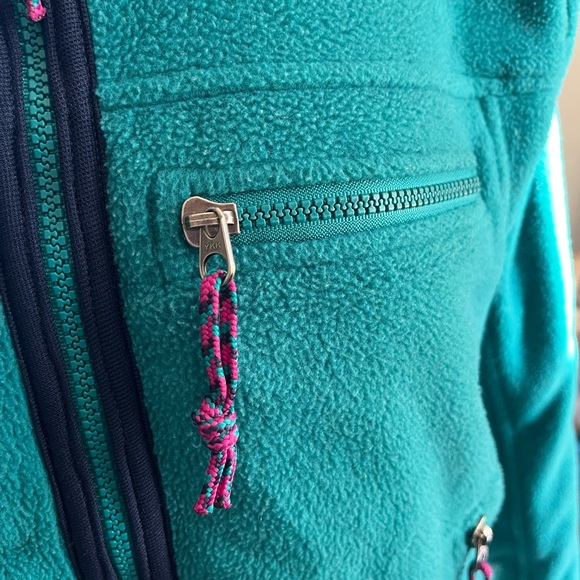 Eastern Mountain Sports Turquoise Fleece Jacket - Picture 5 of 8